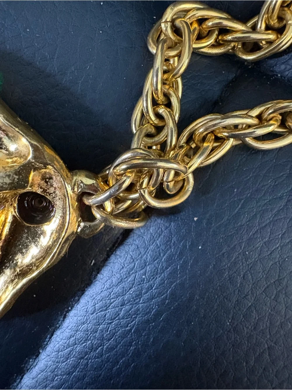 Chanel Gripoix CC Medallion Pendant Necklace RARE!